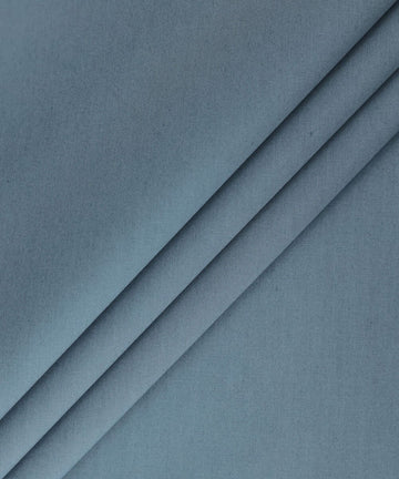 Premium Cotton Grey Blue Suit ( Unstitched )
