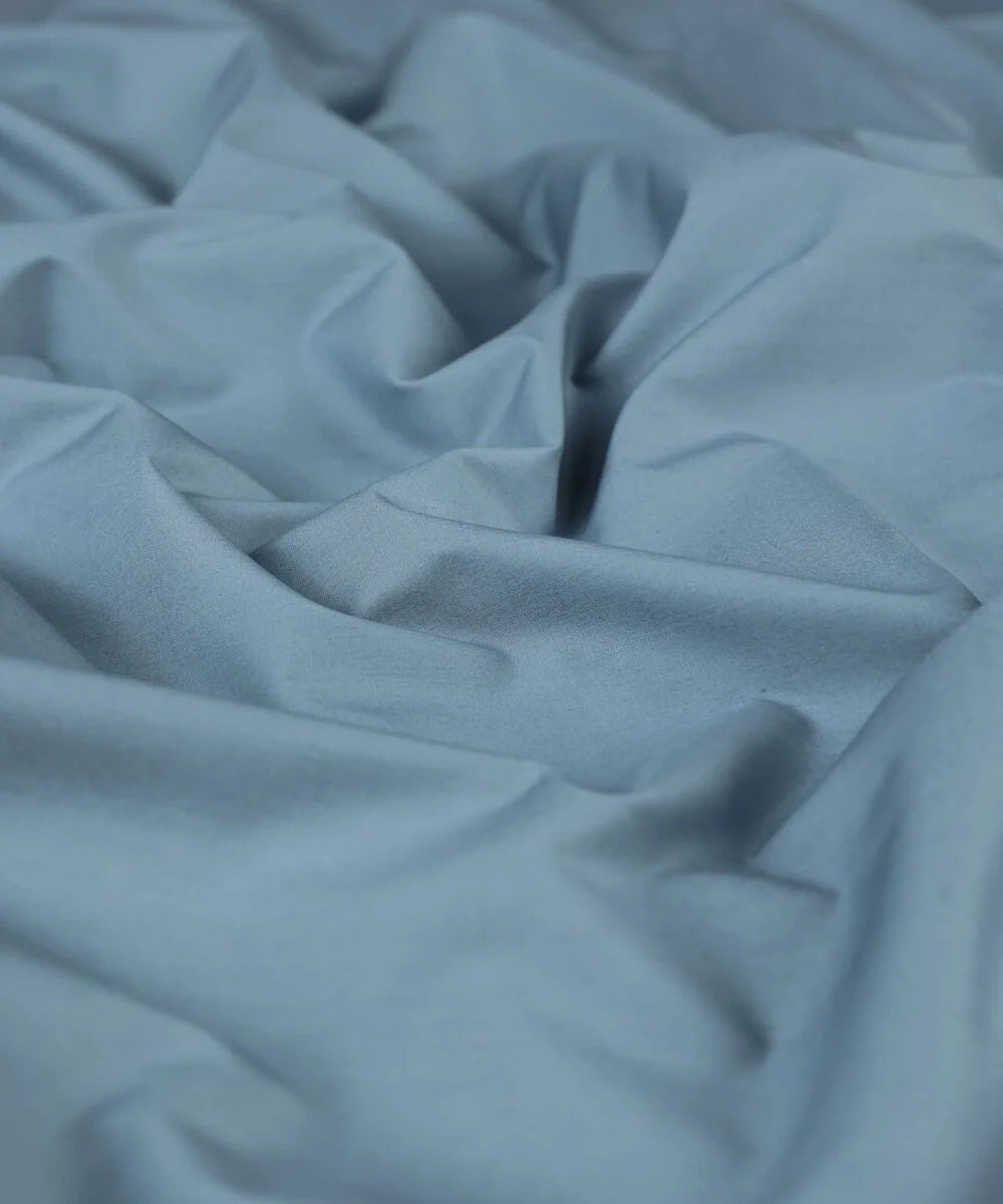 Italian Boski Wash & Wear Grey Blue Suit (Unstitched)