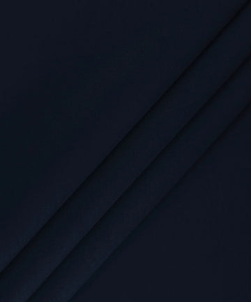 Premium Cotton Navy Blue Suit ( Unstitched )