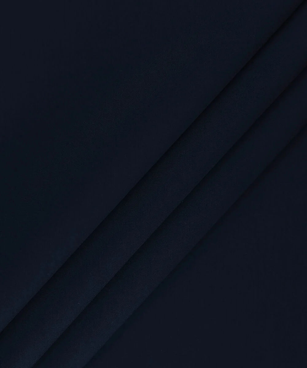 Premium Cotton Navy Blue Suit ( Unstitched )